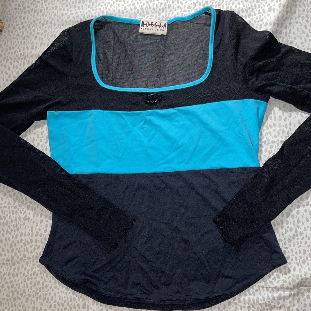 Morgan De Toi mesh top 💠